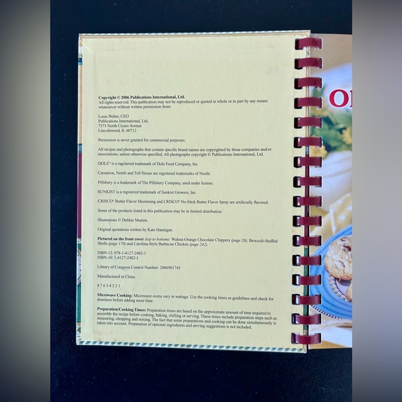 Debbie Mumm 3 In 1 Cookbook Spiral Bound Cookies Casseroles Grilling HC 2006 - Picture 3 of 9